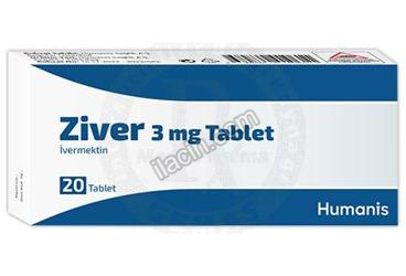 ZIVER 3 MG TABLET (20 ADET) görseli