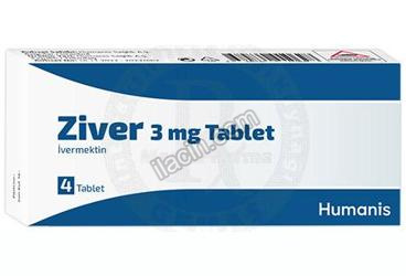 ZIVER 3 MG TABLET (4 ADET) görseli