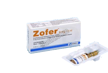 ZOFER 8 MG/ 4 ML ENJEKSIYONLUK COZELTI (1 AMPUL) görseli