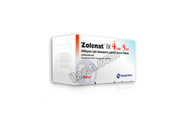 ZOLENAT 4 MG/5 ML IV INFUZYON ICIN KONSANTRE COZELTI ICEREN FLAKON görseli
