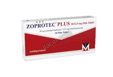 ZOPROTEC PLUS 30/12,5 MG 28 FILM TABLET görseli