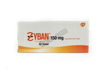 ZYBAN 150 MG 60 TABLET görseli