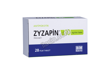 ZYZAPIN 10 MG 28 FILM KAPLI TABLET görseli