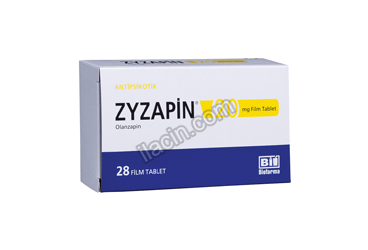 ZYZAPIN 20 MG 28 FILM KAPLI TABLET görseli