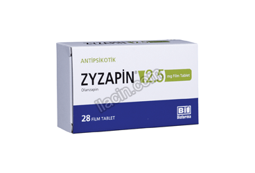 ZYZAPIN 2,5 MG 28 FILM KAPLI TABLET görseli
